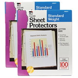 Charles Leonard CHL48241-2 Sheet Protectors Clear 100, Per Bx (2 PK)