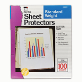 Charles Leonard CHL48241 Sheet Protectors Clear Box Of 100