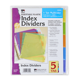 Charles Leonard CHL48500ST 5 Tab Index Dividers