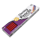 Charles Leonard CHL65045 Checking Pencils 12/Pk Red & Blue