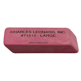 Charles Leonard CHL71512 12/Bx Large Pink Economy Wedge Erasers