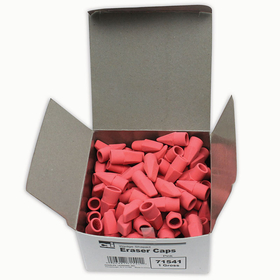 Charles Leonard CHL71541 Economy Eraser Caps Pink 144/Bx