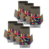 Charles Leonard CHL71544-6 Economy Eraser Caps Assorted, Color (6 BX)