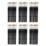 Charles Leonard CHL73507-6 Brushes Water Color Pointed, #7 3/4In Camel Hair 12 Per Set (6 PK)
