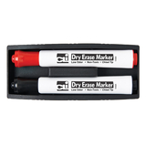 Charles Leonard CHL74532 Magnetic Whiteboard Eraser With Two - Markers