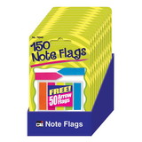Charles Leonard CHL76940ST-6 Note Flags In 5 Colors, Pack Of 30 (6 PK)