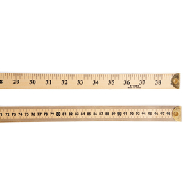 Charles Leonard CHL77595 Ruler Meter Stick W/Metal End
