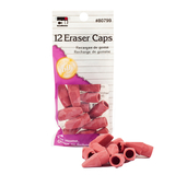 Charles Leonard CHL80799 Pink Eraser Caps 12/Bg