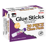 Charles Leonard CHL95123BN White Glue Sticks 30 Per Pk, 3 PK