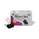 Charles Leonard CHLBC02 Binder Clips 12Ct Small 3/8In Capacity