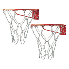 Champion Sports CHS410-2 Steel Chain Basketball Net (2 EA)