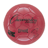 Champion Sports CHSEX5RD Soccer Ball Size 5 Composite Red