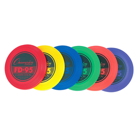 Champion Sports CHSFD95 Single Flying Disc Asst Colors