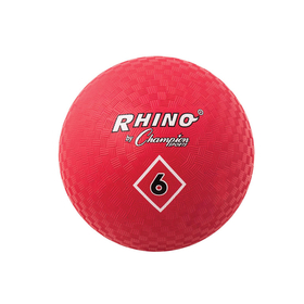 Champion Sports CHSPG6RD Playground Balls Inflates To 6In