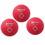 Champion Sports CHSPG7RD-3 Playground Ball Inflates To, 7In (3 EA)