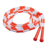 Champion Sports CHSPR10 Plastic Segmented Ropes 10Ft Orange - White