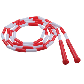 Champion Sports CHSPR7 Plastic Segmented Ropes 7Ft Red & - White