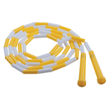Champion Sports CHSPR8 Plastic Segmented Ropes 8Ft Yellow - White