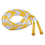 Champion Sports CHSPR8 Plastic Segmented Ropes 8Ft Yellow - White, Price/EA