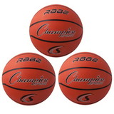 Champion Sports CHSRBB2-3 Champion Basketball Official, Junior Size (3 EA)