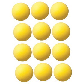Champion Sports CHSRD4-12 Yellow Foam Ball 4In (12 EA)