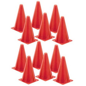 Champion Sports CHSTC9-12 Safety Cone 9In High (12 EA)