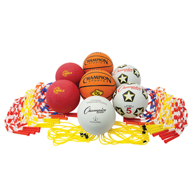 Champion Sports CHSUPGSET2 1O Pc Assorted Playground Ball Set
