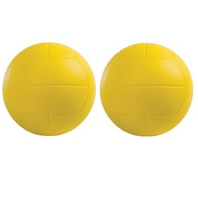Champion Sports CHSVFC-2 Coated Foam Ball Volleyball (2 EA)
