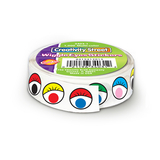 Chenille Kraft CK-34031 Wiggle Eyes Stickers On A Roll - Multi-Color