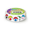 Chenille Kraft CK-34031 Wiggle Eyes Stickers On A Roll - Multi-Color, Price/PK