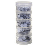 Creativity Street CK-3407 Wiggle Eyes 560Ct Stacking Storage, Containers