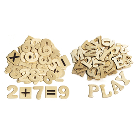 Chenille Kraft CK-3623 Wood Letters & Numbers