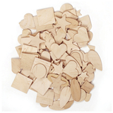 Chenille Kraft CK-369901 Wooden Shapes 350 Pieces