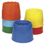 Chenille Kraft CK-5122 Stackable 6 Set Water Pots Asst - Colors 4.5 X 3.5