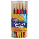 Creativity Street CK-5160 Colossal Brushes 30Pk Plastc Handle