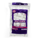 Chenille Kraft CK-6400 Craft Fluffs White 100/Pk