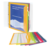 C-Line Products CLI06650 C Line Binder Pockets With Write On - Tabs