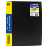 C-Line Products CLI33120 C Line Bound 12 Pocket Sheet - Protector Presentation Book