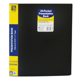 C-Line Products CLI33240 C Line Bound 24 Pocket Sheet - Protector Presentation Book