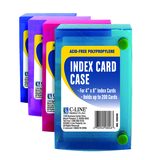 C-Line Products CLI58046 C Line 4X6 Index Card Case