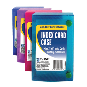 C-Line Products CLI58335 C Line 3X5 Index Card Case