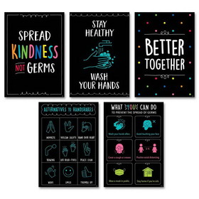 Creative Teaching Press CTP10388 Staying Healthy Inspire 5 Poster Pk