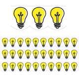 Creative Teaching Press CTP10430-3 Doodle Lightbulbs Border (3 PK)