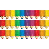 Creative Teaching Press CTP10559-3 Jumbo Colr Pencils Ez Border (3 PK)