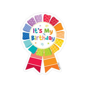 Creative Teaching Press CTP1066 Happy Birthday Badge Painted Palette