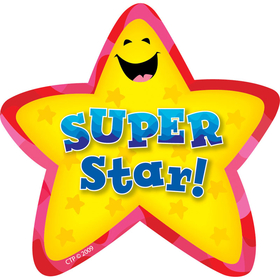 Creative Teaching Press CTP1070 Star Badges Super Star 36/Pk