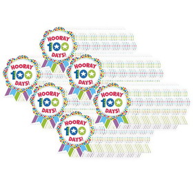 Creative Teaching Press CTP1800-6 Hooray 100 Days Ribbon, Reward (6 PK)