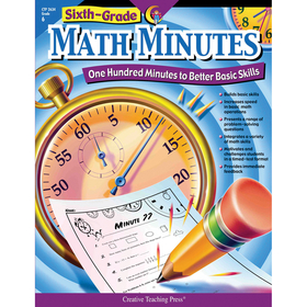 Creative Teaching Press CTP2634 Sixth-Gr Math Minutes