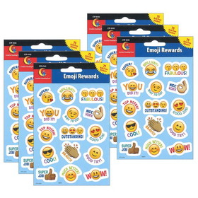 Creative Teaching Press CTP4143-6 Emoji Rewards Stickers (6 PK)