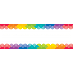Creative Teaching Press CTP4401 Rainbow Scallops Name Plates